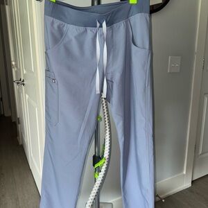 Women’s Figs Vapor Blue Kade Cargo Scrub Pants